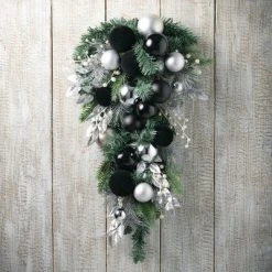 30"H Sullivans Black Ball Pine Swag, Multicolored -Northlight Christmas Store GUEST 19f4a3db cac5 4a67 a56e 7e0c79496e0d