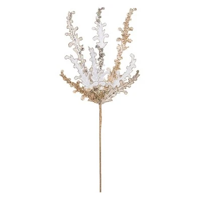 Vickerman 20" Petal Flower Aritificial Christmas Spray 7 Vickerman 20" Petal Flower Aritificial Christmas Spray - Image 5
