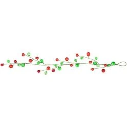 Northlight 4' x 6" Green and Red Ball Ornament Christmas Garland, Unlit 7 Northlight 4' x 6" Green and Red Ball Ornament Christmas Garland, Unlit -Northlight Christmas Store GUEST 1a2a12d6 ed09 4f48 9a81 3eb53b97ef4c