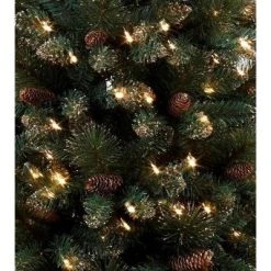Northlight 4.5' Pre-Lit Yorkville Pine Pencil Artificial Christmas Tree - Clear Lights