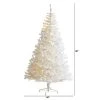 7.5ft Nearly Natural Pre-Lit LED White Artificial Christmas Tree Clear Lights -Northlight Christmas Store GUEST 1ab4e69d c371 4a65 98d5 9dc555619f37