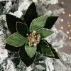 Northlight 24" Green Glittered Poinsettia Christmas Stem Spray -Northlight Christmas Store GUEST 1b433689 089a 428e 8bac 584b25203ffd