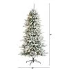 6ft Nearly Natural Pre-Lit LED Flocked Livingston Fir with Pinecones Artificial Christmas Tree Clear Lights -Northlight Christmas Store GUEST 1b74ec2c ffb6 46c3 ab6a ce3e1398be7a