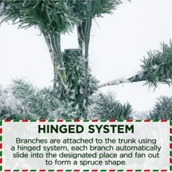 Yaheetech Frosted Artificial Christmas Tree Frosted Artificial Christmas Tree, Green -Northlight Christmas Store GUEST 1bdf7b3f dbac 439c a227 0abd74dbe766