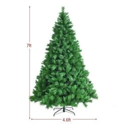 Costway 7ft Pre-Lit Artificial Hinged Christmas Tree w/8 Modes LED Lights and Foot Pedal -Northlight Christmas Store GUEST 1c4cd731 dccf 49c9 90b1 93b976924a05