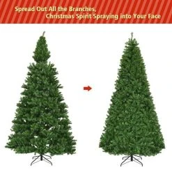 Costway 9Ft Pre-Lit Artificial Christmas Tree Hinged 1000 LED Lights -Northlight Christmas Store GUEST 1df8d39f c648 4d07 aaed 09d1dc079997