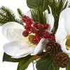 Magnolia, Pine, and Berry Holiday Arrangement in Glass Vase - Nearly Natural 2 Magnolia, Pine, and Berry Holiday Arrangement in Glass Vase - Nearly Natural -Northlight Christmas Store GUEST 1dfe8f99 3474 42f9 ac6d e348fb26bfa5