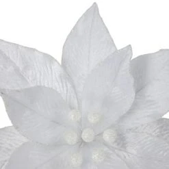 Northlight 24" White Glittered Poinsettia Christmas Stem Spray 7 Northlight 24" White Glittered Poinsettia Christmas Stem Spray -Northlight Christmas Store GUEST 1e837523 e0c1 4a1d a047 7a57aefcf3d5