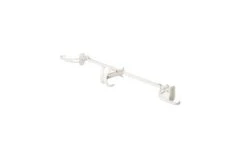 Northlight 33" Cream White Adjustable Christmas Garland Hanger for Double Door Frames