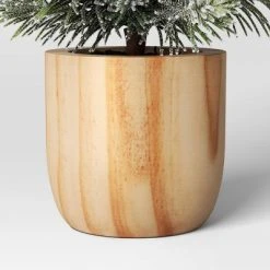 Artificial Plant Snowy Tree in Wood Pot - Threshold™ -Northlight Christmas Store GUEST 1f4c015c 15e9 48ac b8d4 7ee66715010b