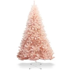 Costway 6ft/7ft Pink Christmas Tree Hinged Full Fir Tree Metal Season -Northlight Christmas Store GUEST 21de7b06 0b73 41f7 b2b7 ad3d66b77dc7
