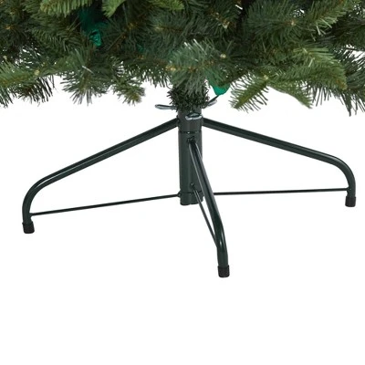 4ft Nearly Natural Pre-Lit LED Grand Teton Spruce Flat Back Artificial Christmas Tree Clear Lights 7 4ft Nearly Natural Pre-Lit LED Grand Teton Spruce Flat Back Artificial Christmas Tree Clear Lights - Image 5