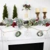 Northlight 4.75" Snowflake and Frosted Pine Christmas Garland with Wooden Beads - Unlit -Northlight Christmas Store GUEST 228be7f5 ae45 4f5b ac8c 0f9819c25ae9