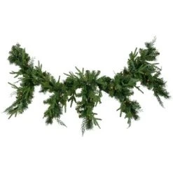 Northlight 6' x 18" Pre-Lit Mixed Pine Artificial Christmas Icicle Garland, Clear Lights -Northlight Christmas Store GUEST 237a1513 14dc 4a3a 9cdb e839924e1d35