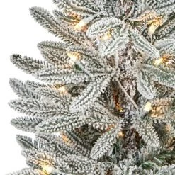 Nearly Natural 44-in Flocked Manchester Spruce Artificial Christmas Tree with 50 Lights and 133 Bendable Branches in White Planter 11 Nearly Natural 44-in Flocked Manchester Spruce Artificial Christmas Tree with 50 Lights and 133 Bendable Branches in White Planter -Northlight Christmas Store GUEST 24639e96 aaef 4ddf 8de8 00185a1da9e7