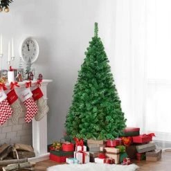 Costway Artificial PVC Christmas Tree W/Stand Holiday Season Indoor Outdoor Green -Northlight Christmas Store GUEST 2494fe33 1977 4170 bd57 0032a8534556