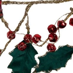 Northlight 5' Green and Red Plaid Holly with Jingle Bells Christmas Garland - Unlit -Northlight Christmas Store GUEST 24cb4f25 f396 4785 8ffd 8405d0594e39
