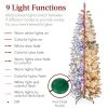 Best Choice Products 6ft Pre-Lit Artificial Snow Flocked Pencil Christmas Tree Decoration w/ 250 Multicolor Lights -Northlight Christmas Store GUEST 250fbb37 cfdb 455d b3ed 72eed31f0edf