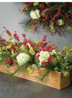 Sullivans Artificial Berry With Leaves Pick 18"H Green -Northlight Christmas Store GUEST 2546215b 0eef 422b b132 d06498c83460