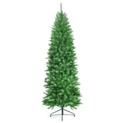 Tangkula Pre-lit Hinged Artificial Pencil Fir Christmas Tree with UL-listed Lights -Northlight Christmas Store GUEST 260e70d8 6a86 4127 b218 0f68816ffa4a