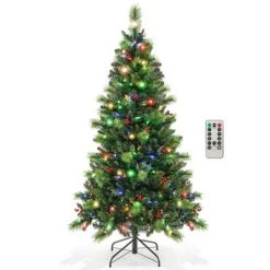 Costway 6FT/7FT/8FT Pre-Lit Artificial Christmas Tree 9 Lighting Modes with 300/400/500 LED Lights & Timer 23 Costway 6FT/7FT/8FT Pre-Lit Artificial Christmas Tree 9 Lighting Modes with 300/400/500 LED Lights & Timer -Northlight Christmas Store GUEST 2638a374 8da2 411e 88a5 4cc8a8732ba6