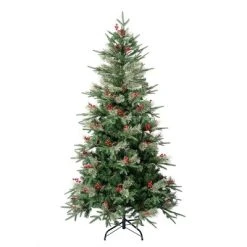 National Tree Company First Traditions Unlit Virginia Pine Artificial Christmas Tree with Berries & Pinecones -Northlight Christmas Store GUEST 28082831 c5da 4223 b6d3 14c189080d2e