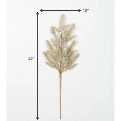 Sullivans Metallic Pine Artificial Stem 28"H Gold -Northlight Christmas Store GUEST 2880c8a9 13f0 4a00 81cc ff9f91bb04d4