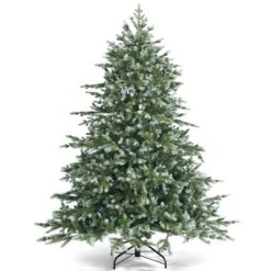 Tangkula Evergreen Artificial Christmas Tree, Mixed PE & PVC Tree Metal Stand Included, Unlit Xmas Tree -Northlight Christmas Store GUEST 28ce6d46 d3dd 4f00 a811 d77111dc2f9f 1
