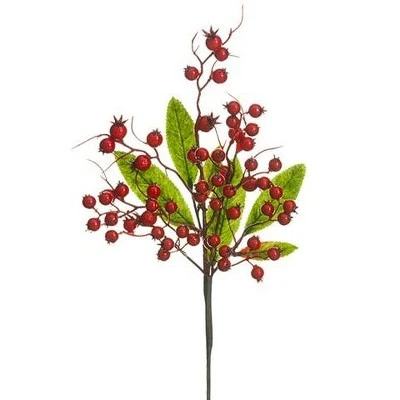 Allstate Floral 16" Red Berry Artificial Christmas Spray 3 Allstate Floral 16" Red Berry Artificial Christmas Spray
