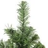 Northlight 18" Mini Canadian Pine Medium Artificial Christmas Tree with Faux Wood Base, Unlit