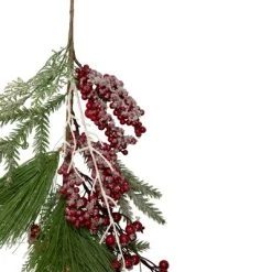Northlight 28" Frosted Red Berries and Pine Cones Artificial Christmas Teardrop Swag -Northlight Christmas Store GUEST 2a3360c7 0690 47e5 baed bfc23224e481