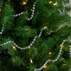 Northlight 33' x .5" Clear Iridescent Beaded Artificial Christmas Garland, Unlit 7 Northlight 33' x .5" Clear Iridescent Beaded Artificial Christmas Garland, Unlit -Northlight Christmas Store GUEST 2b8bb7bd 1f8c 4bc4 9d2c 66fe15225f0a