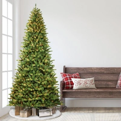 10ft Puleo Pre-Lit Full Berkshire Fir Artificial Christmas Tree Clear Lights 3 10ft Puleo Pre-Lit Full Berkshire Fir Artificial Christmas Tree Clear Lights