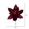 Vickerman 17" Poinsettia Stem -Northlight Christmas Store GUEST 2c5baabe 9228 4626 bdc0 e68207eddb15