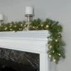 National Tree Company Pre-Lit Artificial Christmas Garland, Green, Norwood Fir, White Lights, Plug In, Christmas Collection, 9 Feet