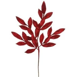 Vickerman 22" Glitter BayLeaf Artificial Christmas Spray 20 Vickerman 22" Glitter BayLeaf Artificial Christmas Spray -Northlight Christmas Store GUEST 2f728c0f 5780 4f9a 880d 0dfc8f1b567e