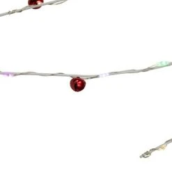 Northlight 6' x 6" Pre-Lit White Christmas Garland with Red Jingle Bells, Multi-Color Lights -Northlight Christmas Store GUEST 2fbb506a 3d6f 4bef a76e d2f786bfe957