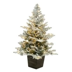 Vickerman Artificial Potted Snowy Rosemary Pine Christmas Tree -Northlight Christmas Store GUEST 31183a20 cfa4 4ebb b0a8 4a0ab3d29ee5