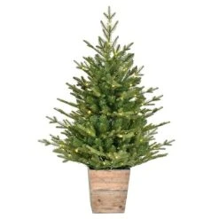 Vickerman Gibson Slim Potted Pine Artificial Christmas Tree -Northlight Christmas Store GUEST 319e6030 e207 42a6 a215 2ee95d69e390