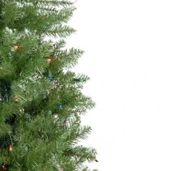 Northlight 6.5' Pre-Lit Silver Lake Fir Pencil Artificial Christmas Tree, Multi Lights -Northlight Christmas Store GUEST 32c5a534 1bc7 47f0 9542 592aa8514dab