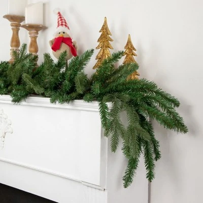 Northlight Real Touch™ Grande Spruce Artificial Christmas Garland - Unlit - 9' x 14" 5 Northlight Real Touch™ Grande Spruce Artificial Christmas Garland - Unlit - 9' x 14" - Image 3