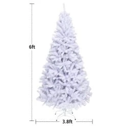 Costway 6/7.5/9Ft Hinged Artificial Christmas Tree Premium Pine Tree