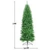 Costway 7Ft Pre-lit Artificial Pencil Christmas Tree Hinged Fir PVC Tree /350 LED Lights -Northlight Christmas Store GUEST 358d703a 7a79 4284 8278 ad8500c14b81