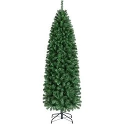 Yaheetech Artificial Christmas Tree Holiday Decoration Slim Tree, Green 20 Yaheetech Artificial Christmas Tree Holiday Decoration Slim Tree, Green -Northlight Christmas Store GUEST 35c03053 e864 4a1b 97bc 1950a6efc8a1