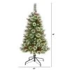 4ft Nearly Natural Pre-Lit LED Frosted Swiss Pine Artificial Christmas Tree Clear Lights -Northlight Christmas Store GUEST 367c6b47 414e 4d40 82b1 a1fa61545fb6
