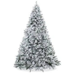 Casafield Snow-Flocked Artificial Pine Christmas Tree with Metal Stand -Northlight Christmas Store GUEST 37e2c0b6 d425 4058 b694 44ad2e71e45e