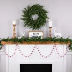 Northlight 9' Red and White Peppermint Candy Beaded Christmas Garland, Unlit -Northlight Christmas Store GUEST 3876c5d7 add8 44c0 8a22 7504a1490638