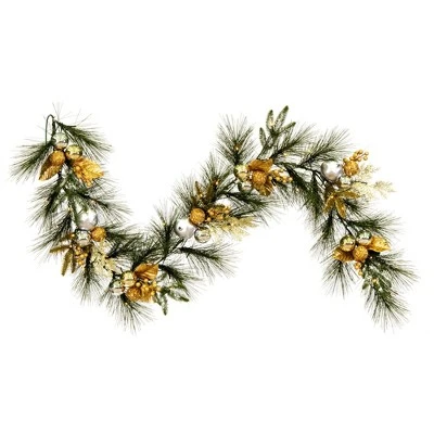Vickerman Gold and Silver Artificial Garlands 10 Vickerman Gold and Silver Artificial Garlands - Image 8