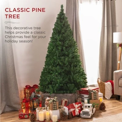 Best Choice Products Premium Hinged Artificial Christmas Pine Tree w/ Metal Base 3 Best Choice Products Premium Hinged Artificial Christmas Pine Tree w/ Metal Base
