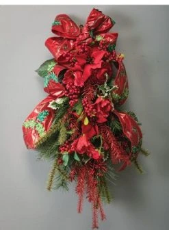 Sullivans Artificial Berry With Leaves Pick 18"H Green